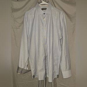 Prossimo by Jack‎ Victor size 17 neck blue grey colors. Like new condition